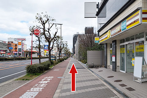 北加賀屋駅からの道案内